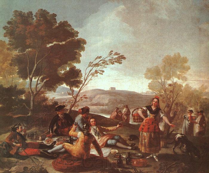 Francisco de Goya Picnic on the Banks of the Manzanares Germany oil painting art